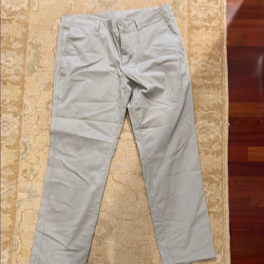 Men's Duck Head Harbor Performance Chino, Color- Limestone Gray